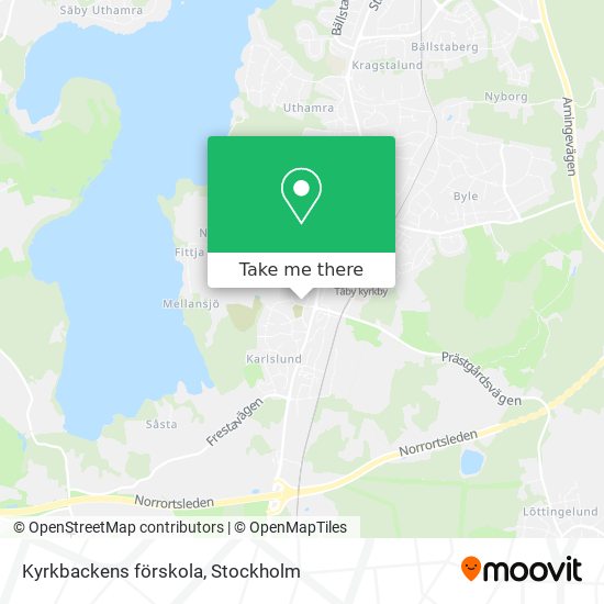 Kyrkbackens förskola map