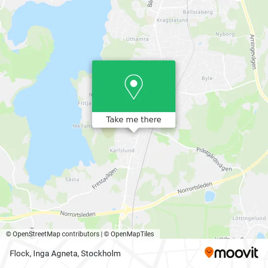 Flock, Inga Agneta map