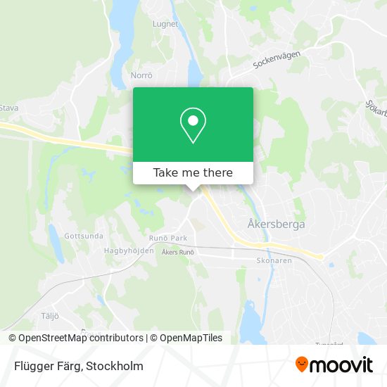 Flügger Färg map