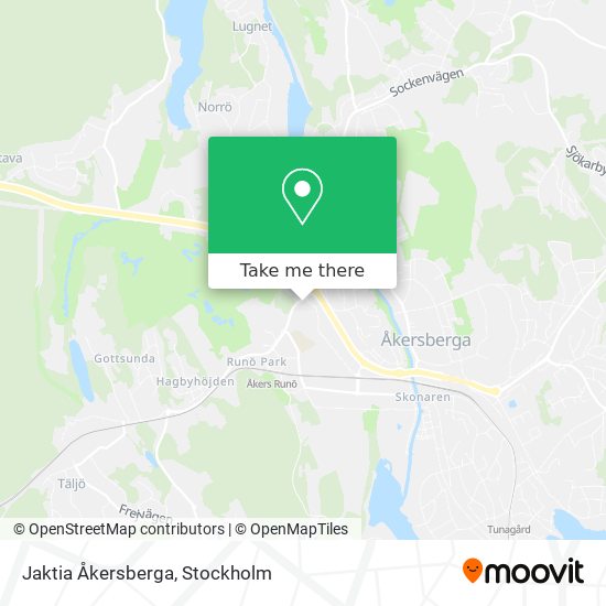 Jaktia Åkersberga map