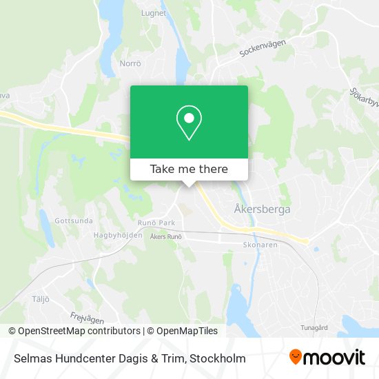 Selmas Hundcenter Dagis & Trim map