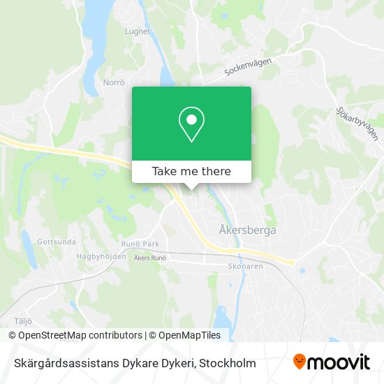 Skärgårdsassistans Dykare Dykeri map