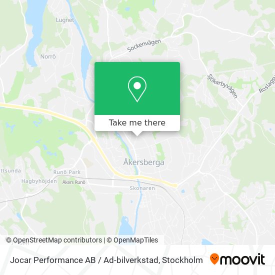 Jocar Performance AB / Ad-bilverkstad map