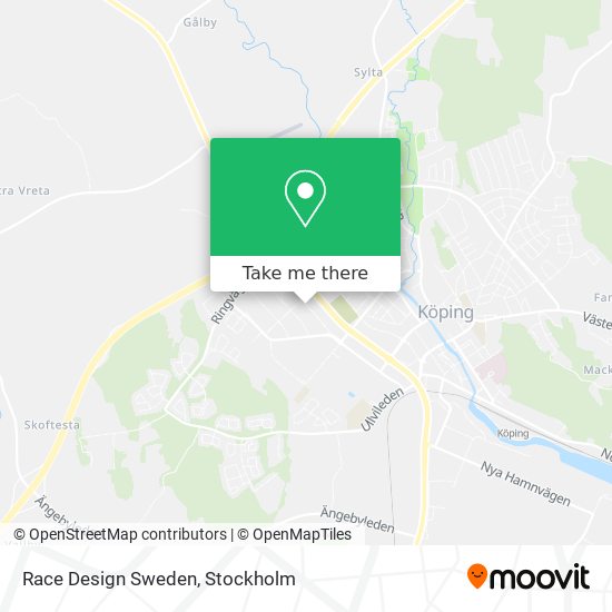 Race Design Sweden map