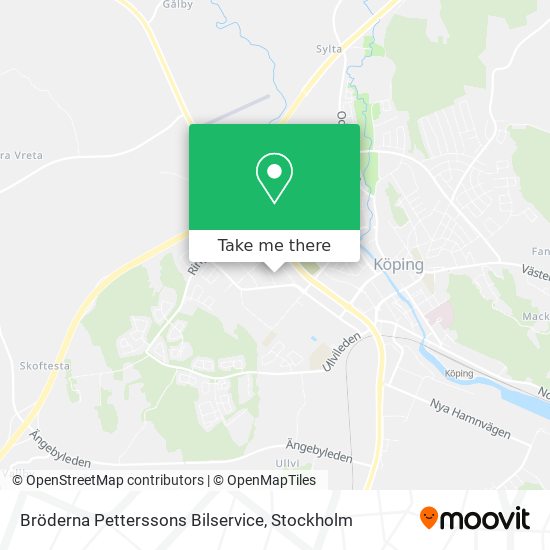 Bröderna Petterssons Bilservice map