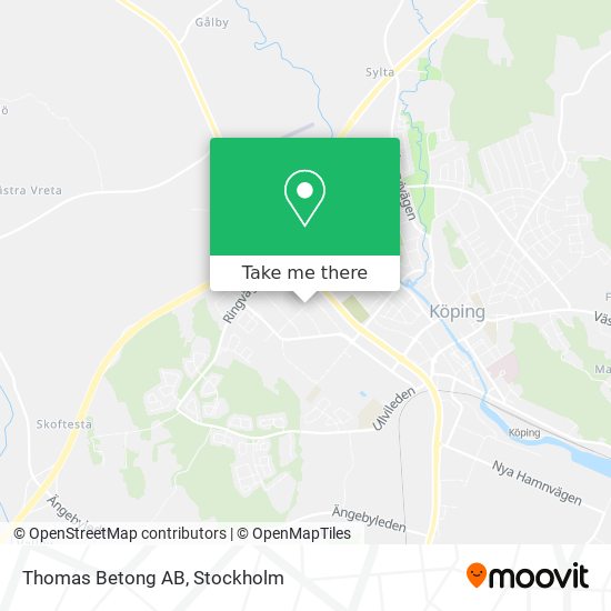 Thomas Betong AB map