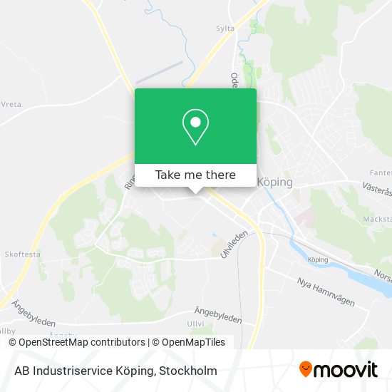 AB Industriservice Köping map