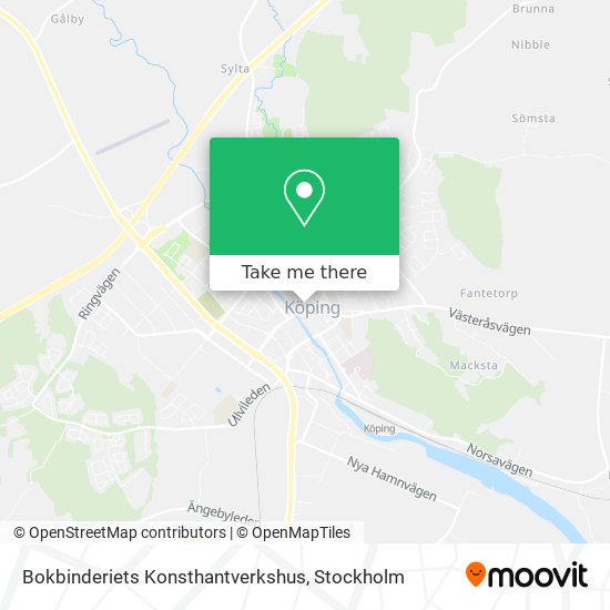 Bokbinderiets Konsthantverkshus map