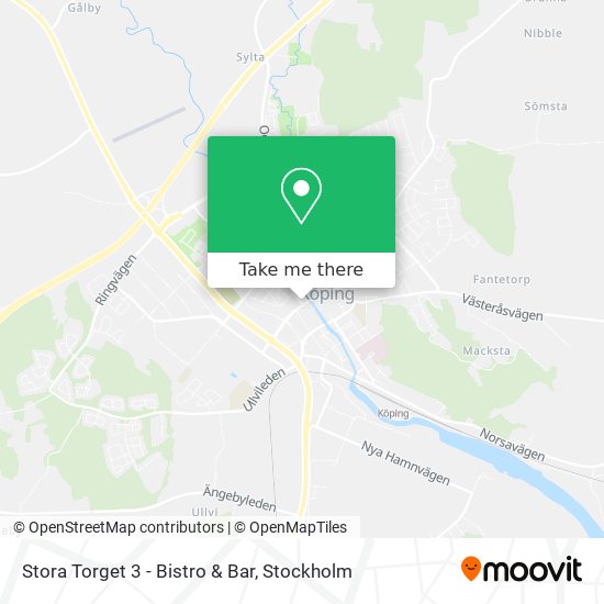 Stora Torget 3 - Bistro & Bar map