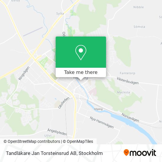 Tandläkare Jan Torsteinsrud AB map
