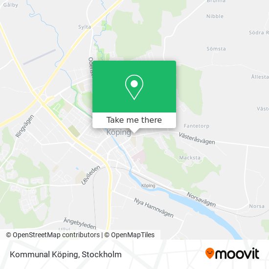 Kommunal Köping map