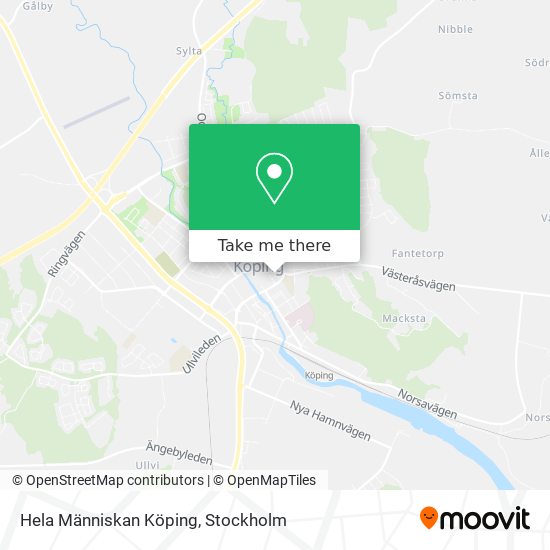 Hela Människan Köping map