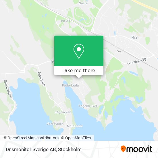 Dnsmonitor Sverige AB map