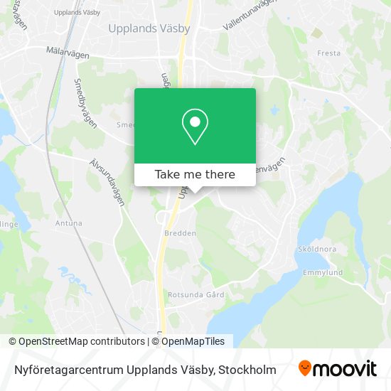 Nyföretagarcentrum Upplands Väsby map