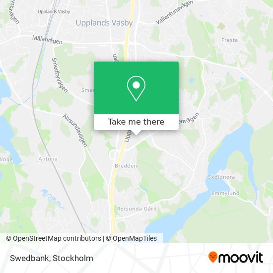 Swedbank map