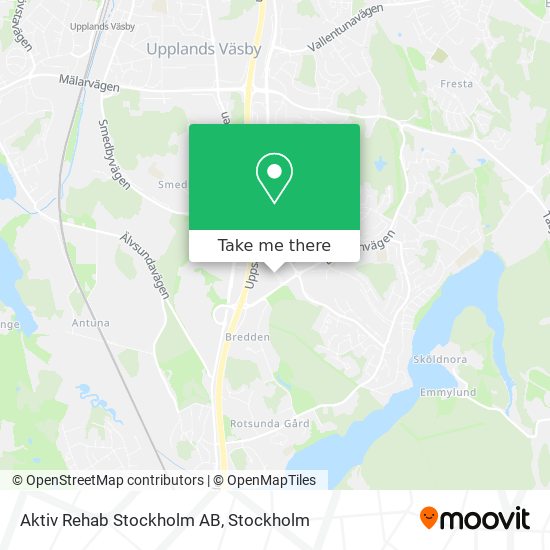 Aktiv Rehab Stockholm AB map