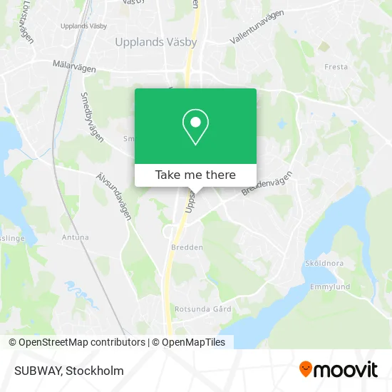 SUBWAY map