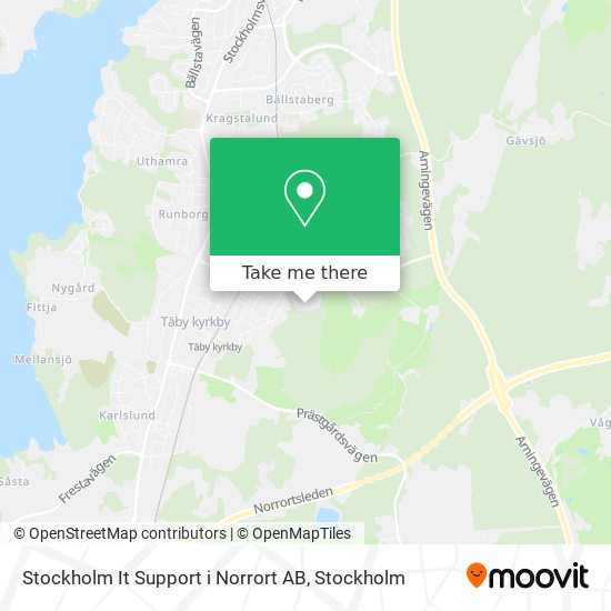 Stockholm It Support i Norrort AB map