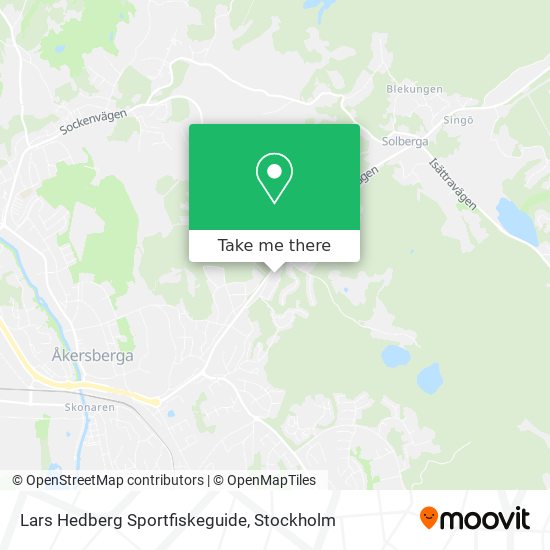 Lars Hedberg Sportfiskeguide map