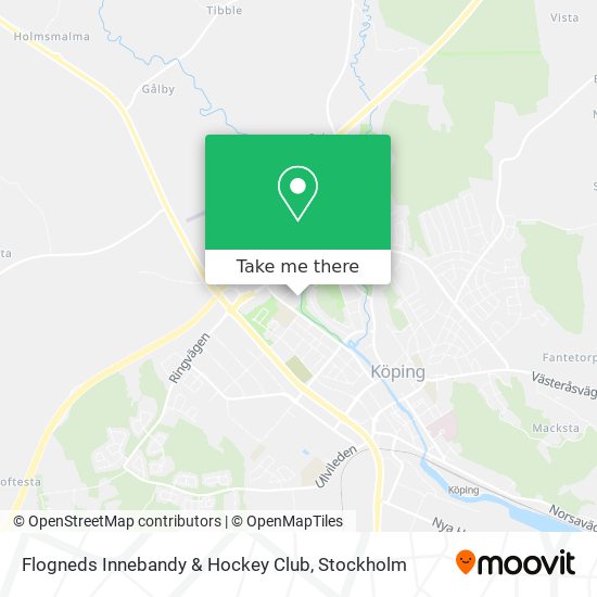 Flogneds Innebandy & Hockey Club map