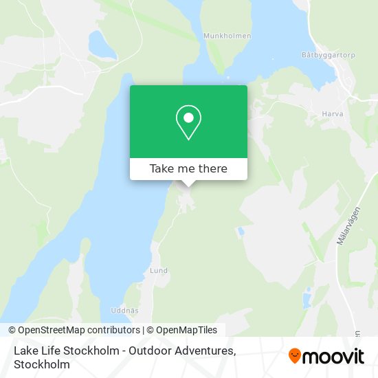 Lake Life Stockholm - Outdoor Adventures map