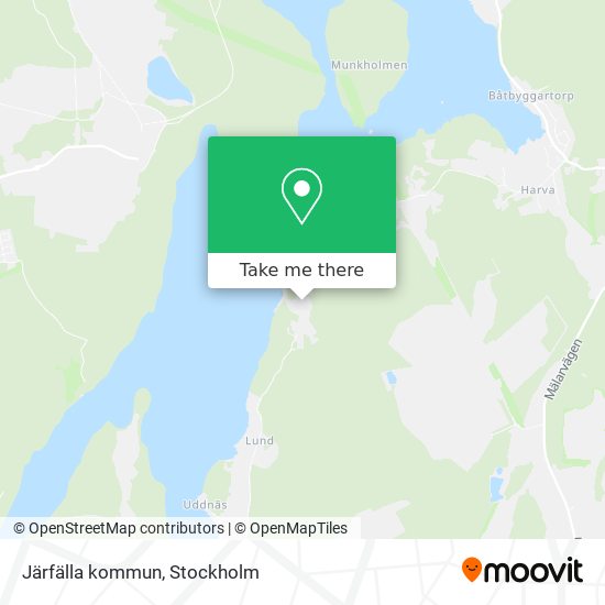 Järfälla kommun map