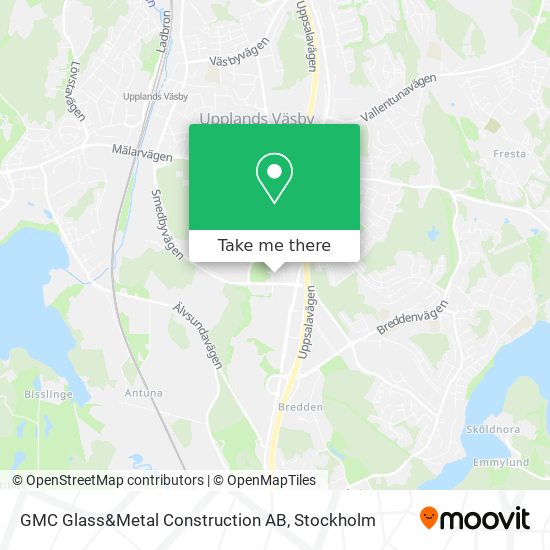 GMC Glass&Metal Construction AB map