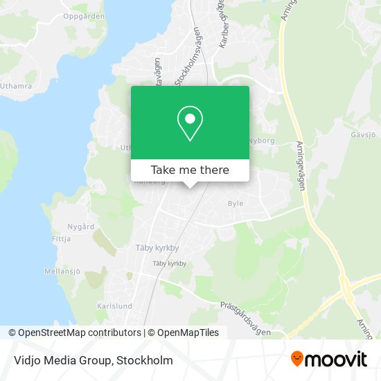 Vidjo Media Group map