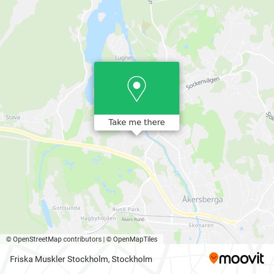 Friska Muskler Stockholm map