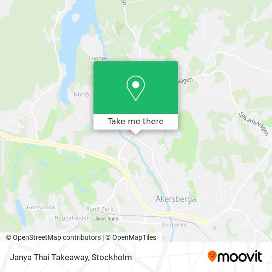 Janya Thai Takeaway map