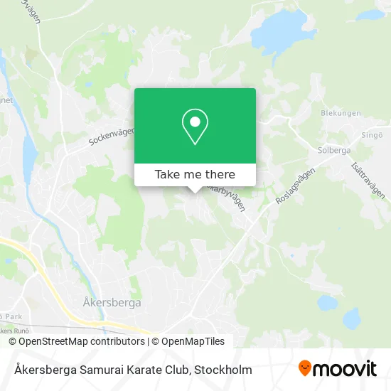 Åkersberga Samurai Karate Club map