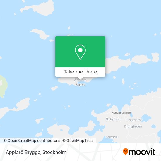 Äpplarö Brygga map