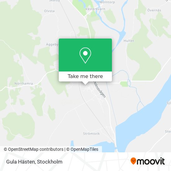 Gula Hästen map