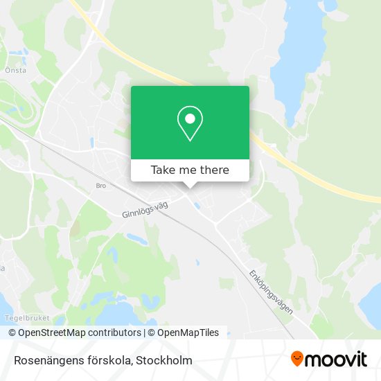 Rosenängens förskola map