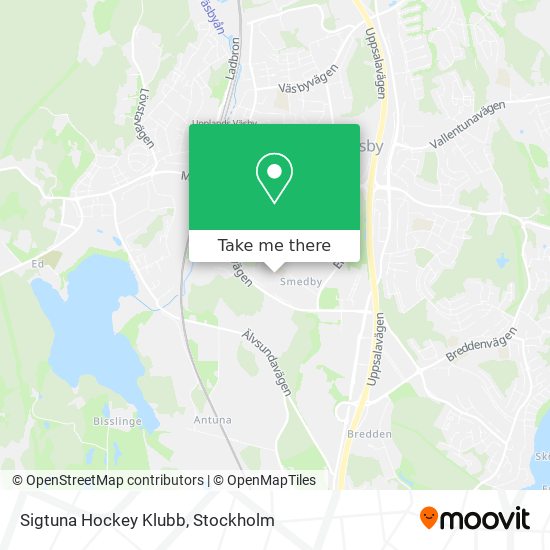 Sigtuna Hockey Klubb map