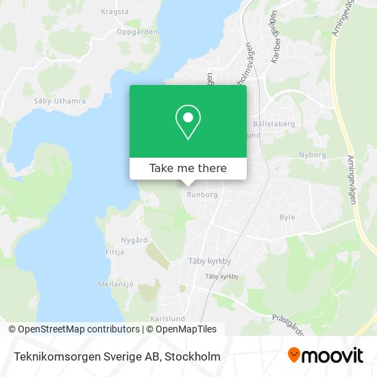 Teknikomsorgen Sverige AB map