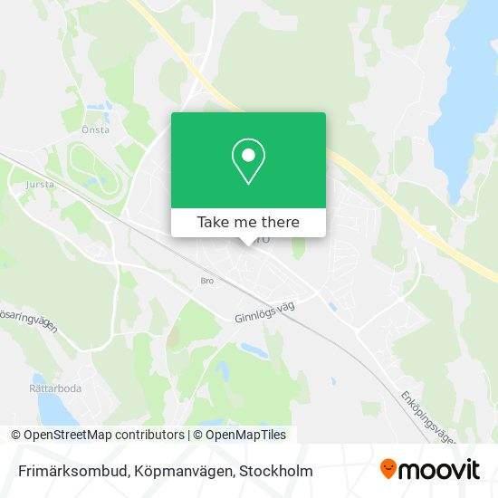 Frimärksombud, Köpmanvägen map