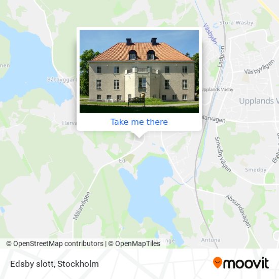 Edsby slott map