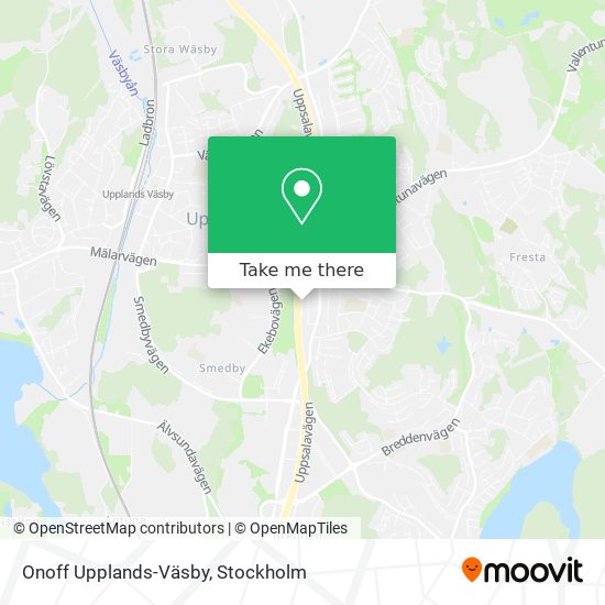 Onoff Upplands-Väsby map