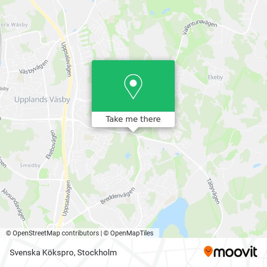 Svenska Kökspro map