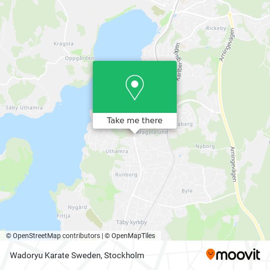 Wadoryu Karate Sweden map