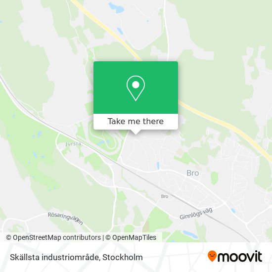 Skällsta industriområde map