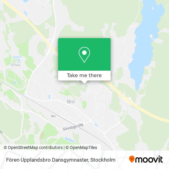 Fören Upplandsbro Dansgymnaster map