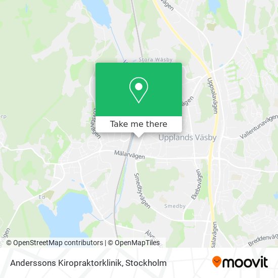 Anderssons Kiropraktorklinik map