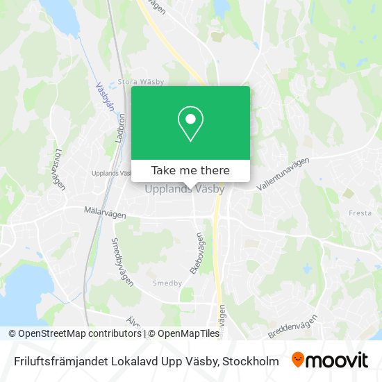 Friluftsfrämjandet Lokalavd Upp Väsby map