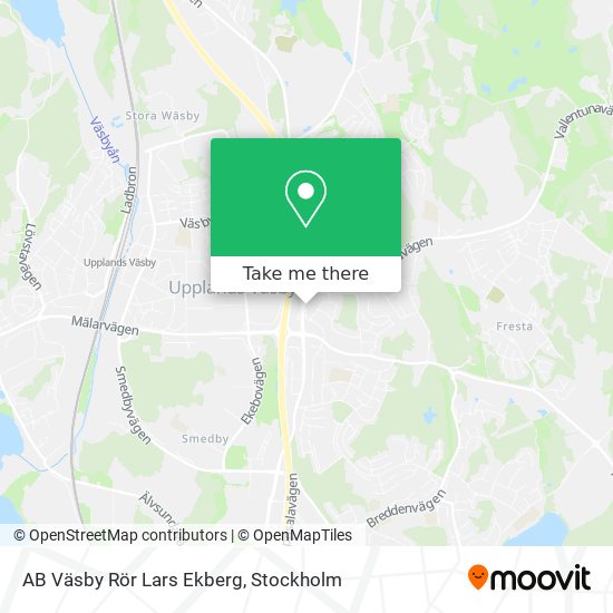 AB Väsby Rör Lars Ekberg map