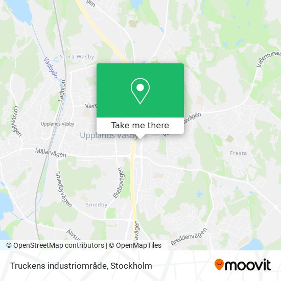 Truckens industriområde map