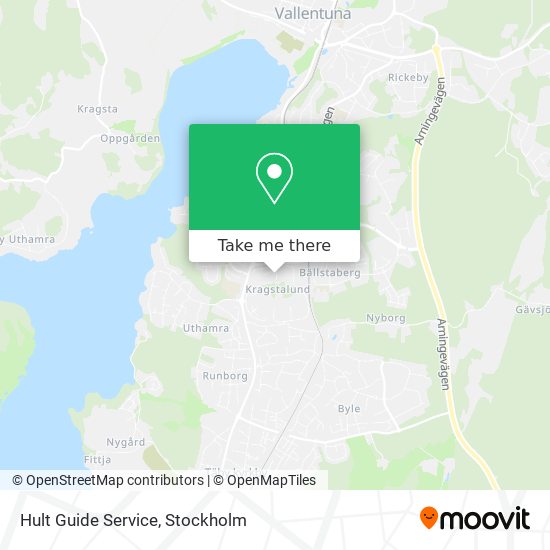 Hult Guide Service map