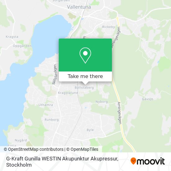 G-Kraft Gunilla WESTIN Akupunktur Akupressur map