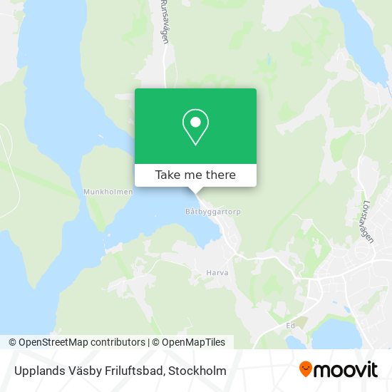 Upplands Väsby Friluftsbad map